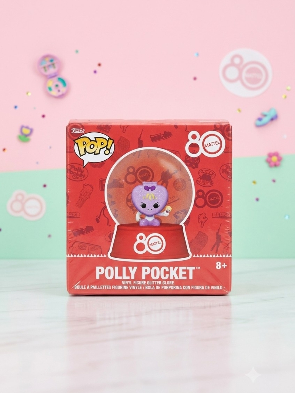 Funko Pop! Mattel 80th Anniversary Polly Pocket Mini Glitter Globe Sealed